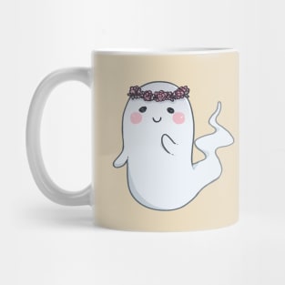 Flower Crown Ghost Mug